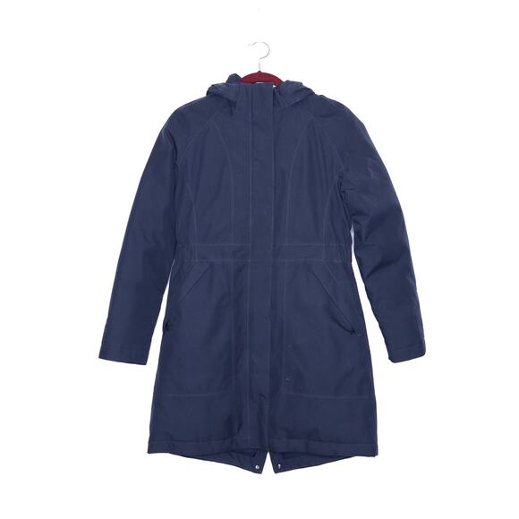 THE NORTH FACE Arctic 2 Down Parka Summit Navy Hooded Zippered Women's M - Picture 1 of 16